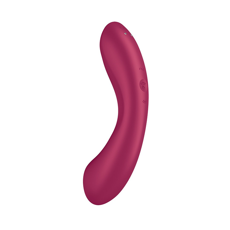 VIBRADOR CURVY TRINITY 1 VERMLEHO SATISFYER 4