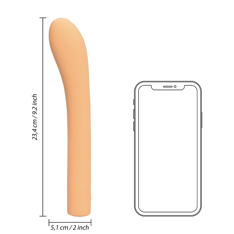 VIBRADOR DE PONTO G PEACH FUZZ LOVELINE 6