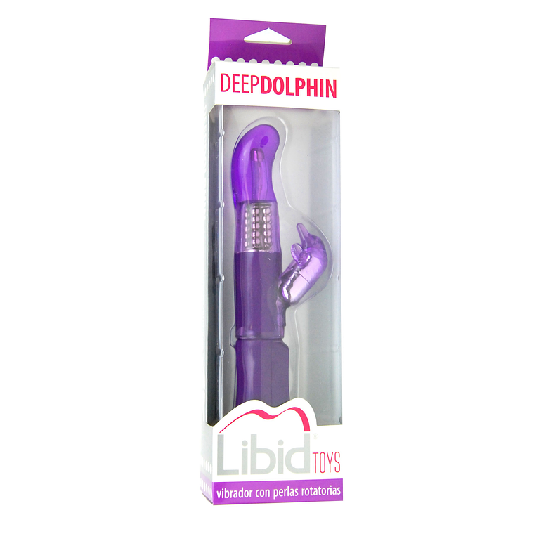 VIBRADOR DEEP DOLPHIN ROXO LIBID TOYS 3