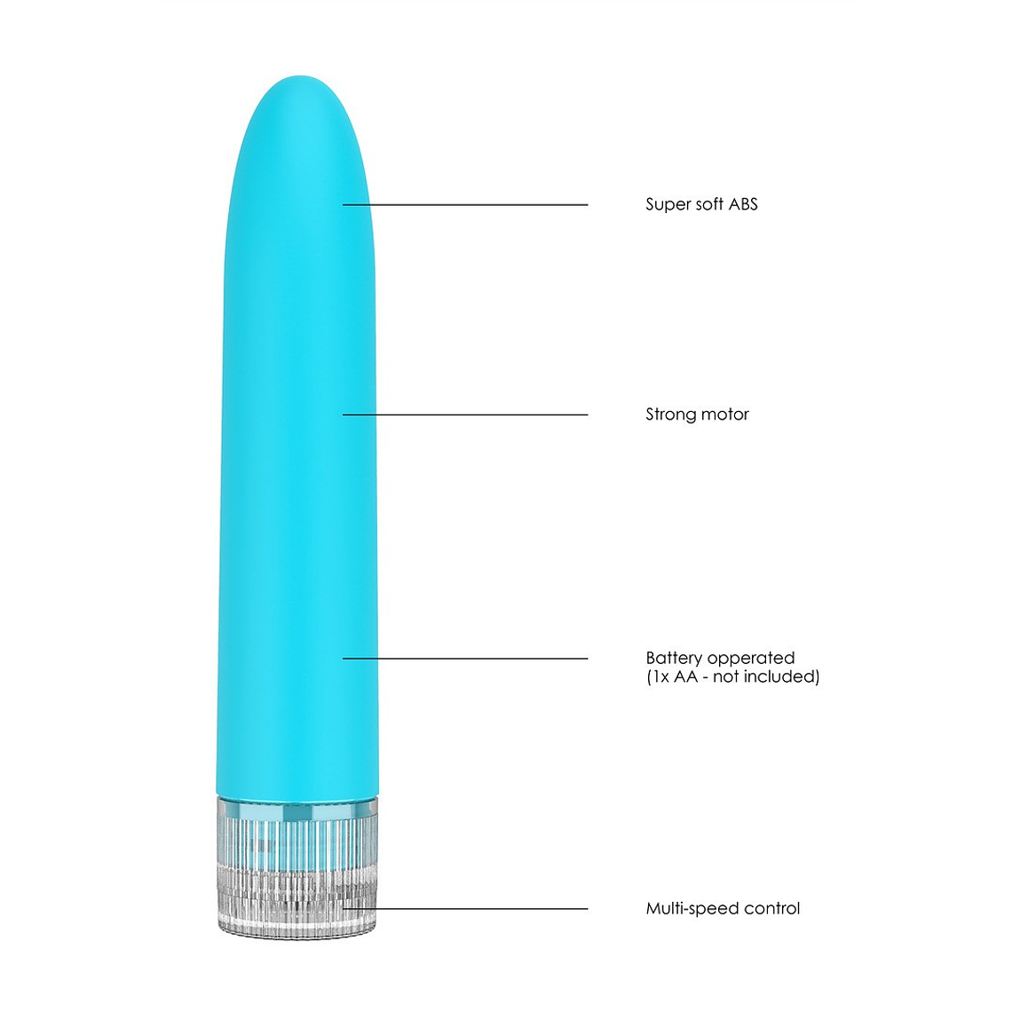 VIBRADOR ELENI LUMINOUS NEON COLLECTION AZUL  5