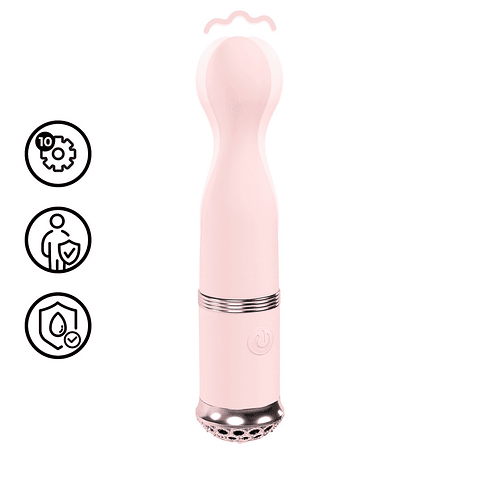 VIBRADOR FINESSE BALL TIP VIBE ROSA LOVELINE 