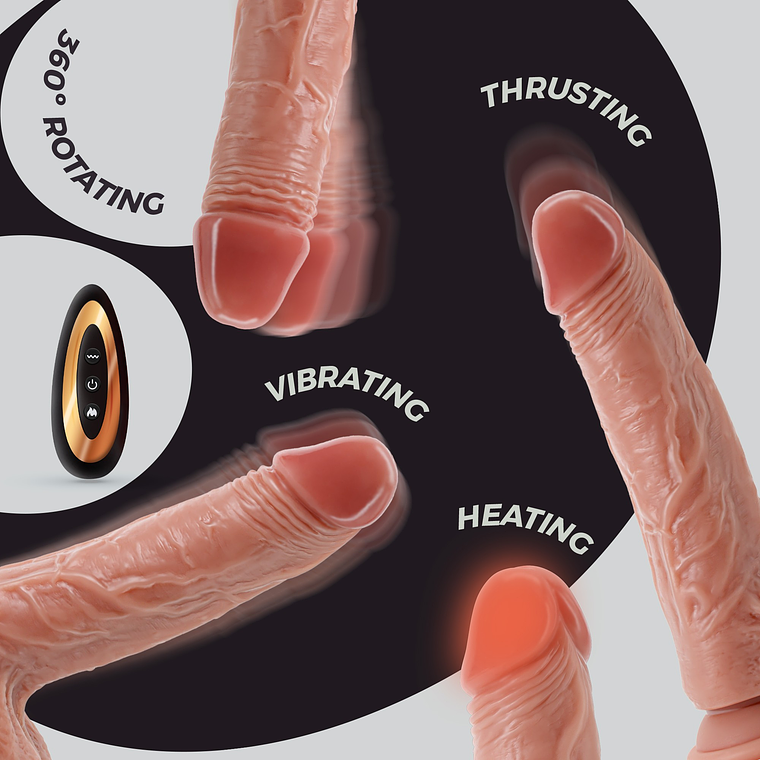 VIBRADOR DE SILICONE LÍQUIDO INVIKTUS VIBE 7,5 CRUSHIOUS PELE 10