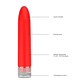 VIBRADOR ELENI LUMINOUS NEON COLLECTION VERMELHO - thumbnail 5
