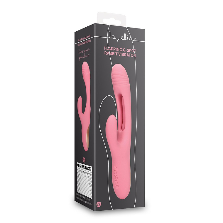 VIBRADOR FLAPPING G-SPOT RABBIT PINK ARABESQUE LOVELINE 2