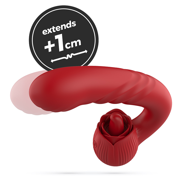 VIBRADOR EM ROSA COM IMPULSO OSIRIA CRUSHIOUS 6