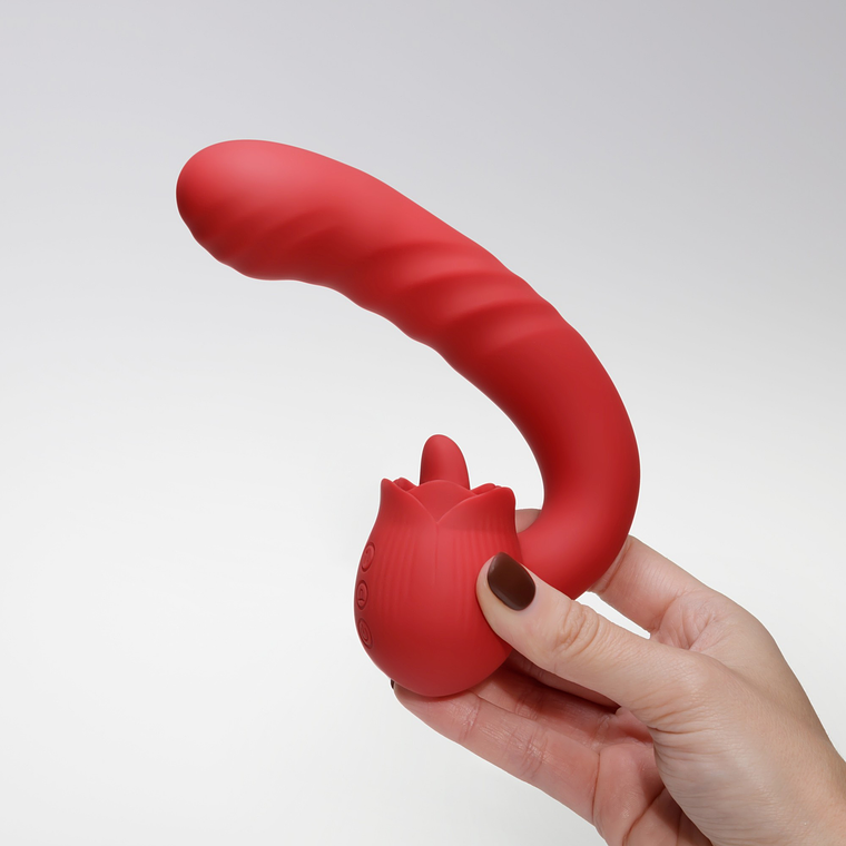 VIBRADOR EM ROSA COM IMPULSO OSIRIA CRUSHIOUS 7