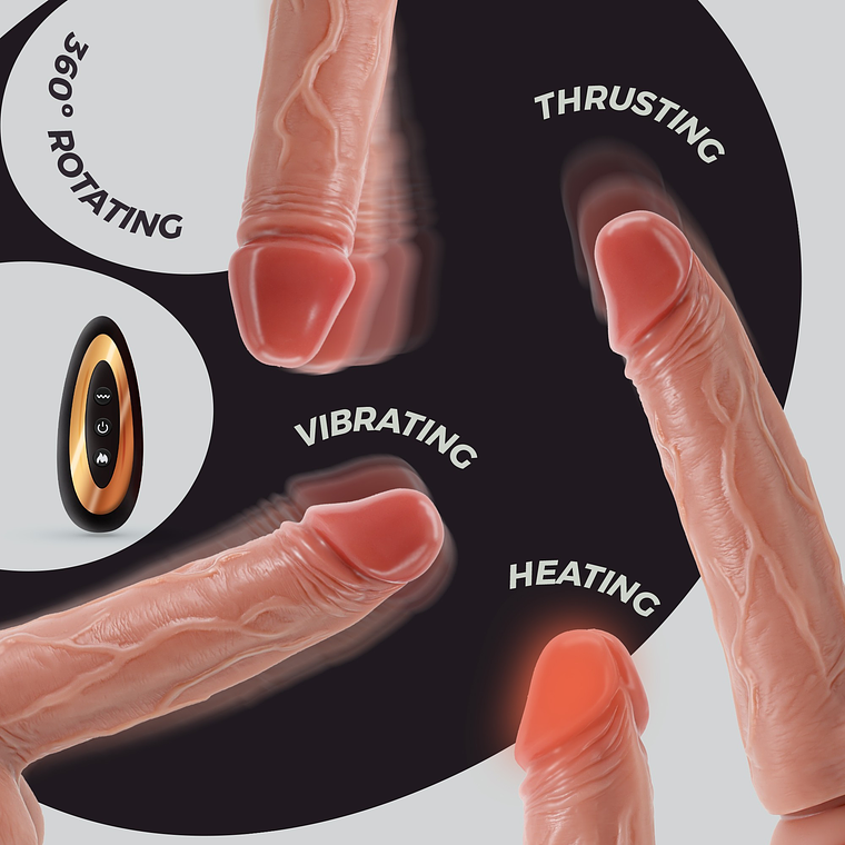 VIBRADOR DE SILICONE LÍQUIDO INVIKTUS VIBE 9 CRUSHIOUS PELE 10