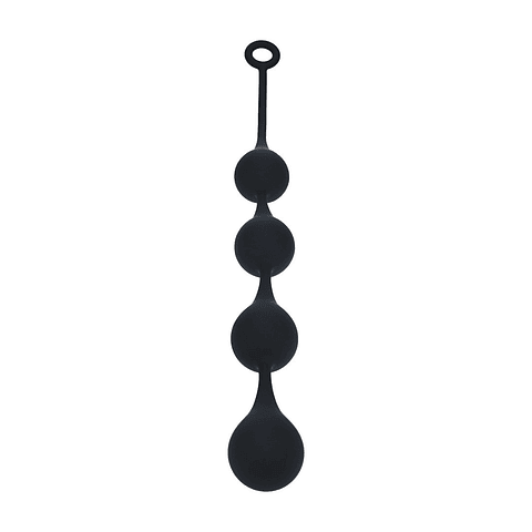 BOLAS ANAIS DE SILICONE EM FORMA DE GOTA DE ÀGUA XL 50MM PRETAS LEVELZ