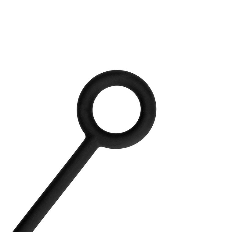 BOLAS ANAIS DE SILICONE MEDIUM OUCH! PRETAS 6