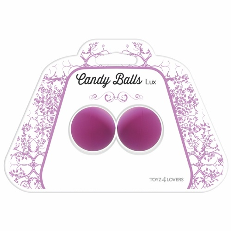 BOLAS VAGINAIS CANDY BALLS LUX ROXAS 2