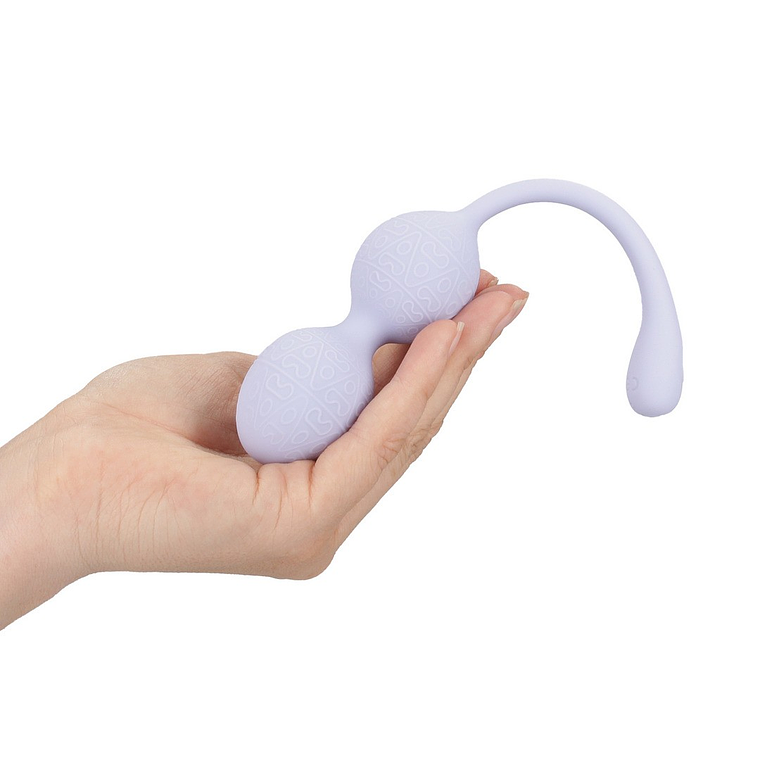BOLAS VAGINAIS BEAD KEGEL COM VIBRAÇÃO E COMANDO LAVENDER LOVELINE  5
