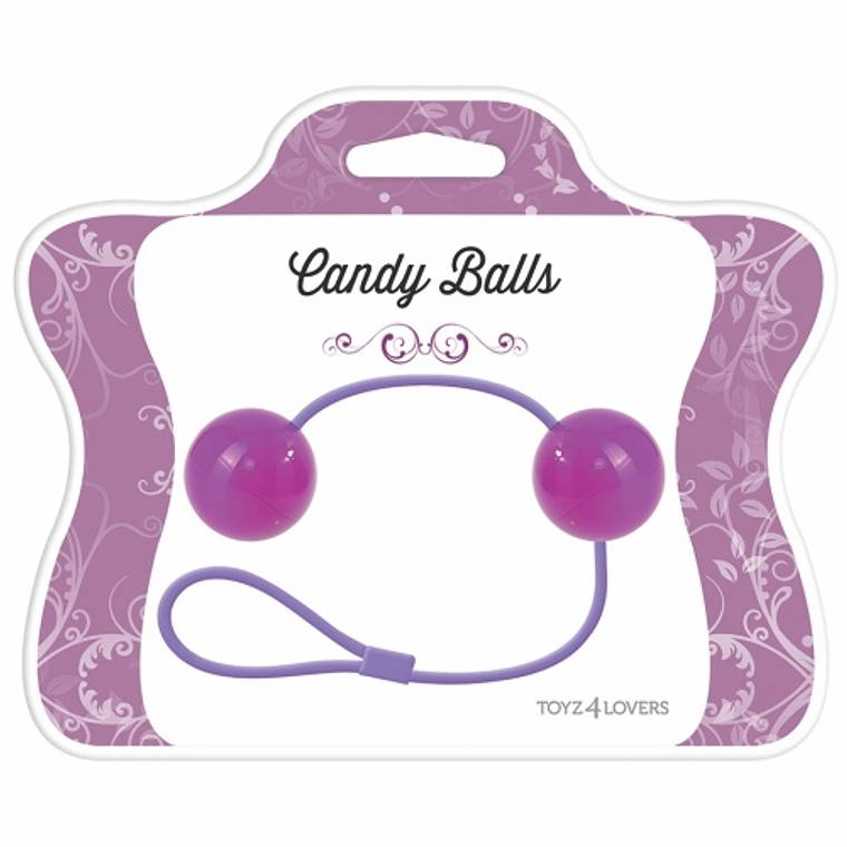 BOLAS VAGINAIS CANDY BALLS ROXAS 2