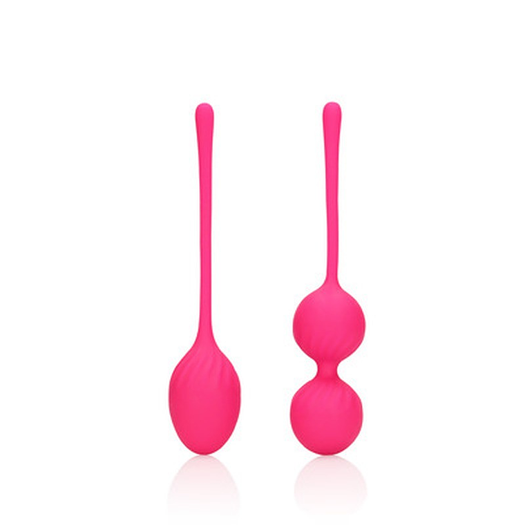 CONJUNTO DE 2 BOLAS VAGINAIS THUMPING KEGEL WILD STRAWBERRY LOVELINE 1