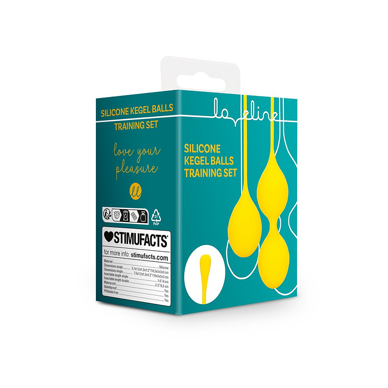 CONJUNTO DE 2 BOLAS VAGINAIS KEGEL TRAINING CARAMBOLA LOVELINE 2