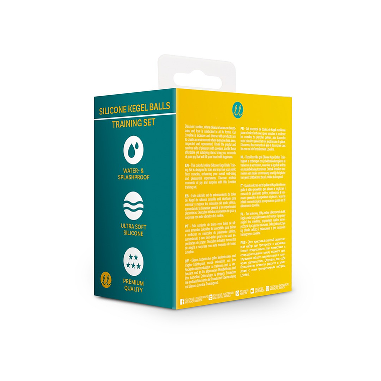 CONJUNTO DE 2 BOLAS VAGINAIS KEGEL TRAINING CARAMBOLA LOVELINE 3