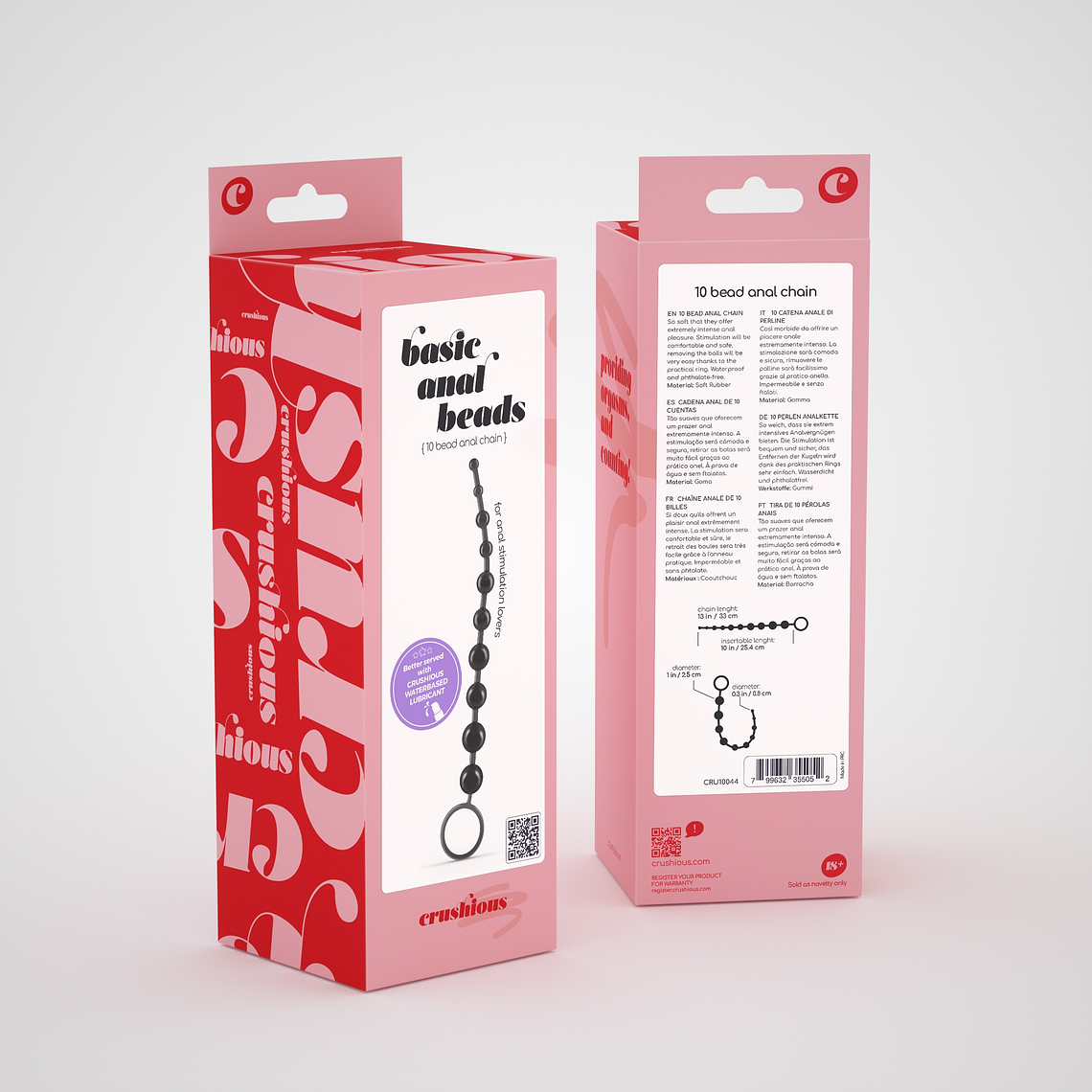 TIRA DE 10 PÉROLAS ANAIS CRUSHIOUS PRETA 5