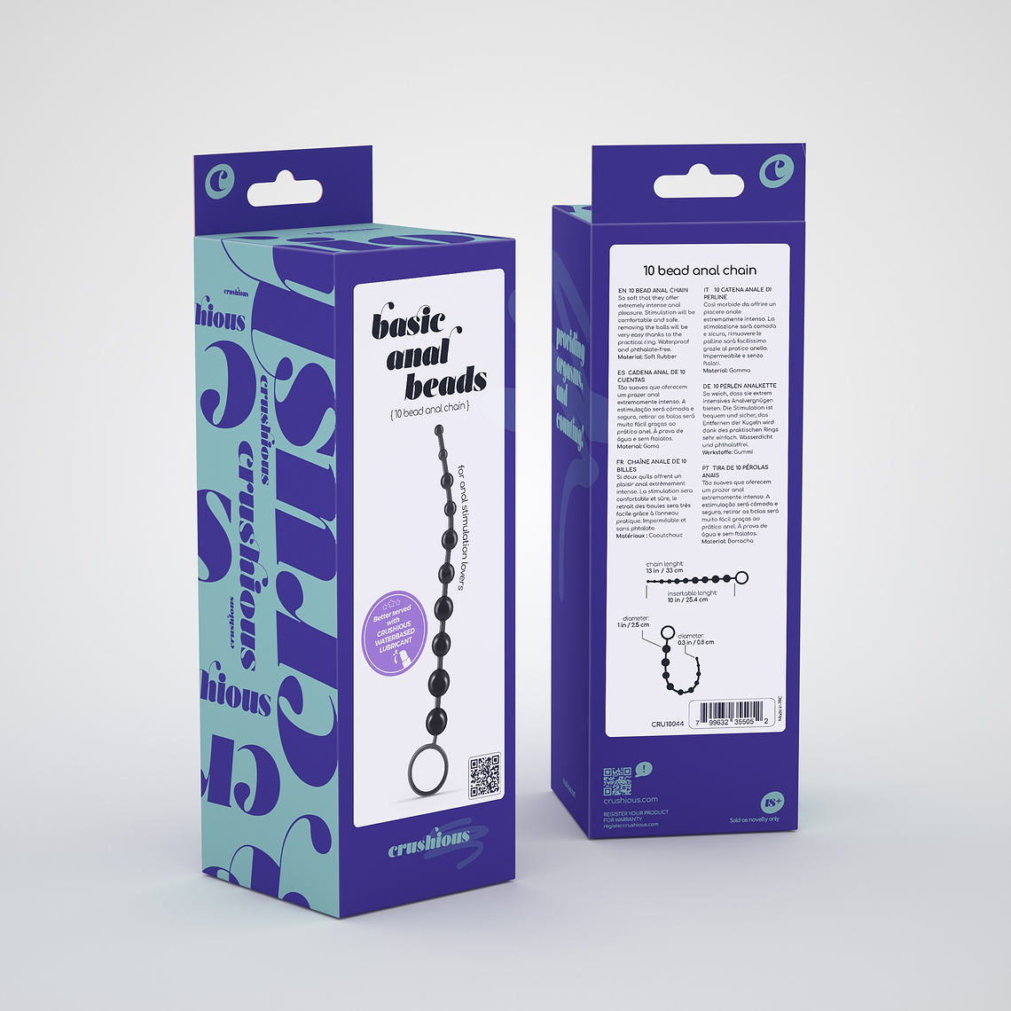 TIRA DE 10 PÉROLAS ANAIS CRUSHIOUS PRETA 7