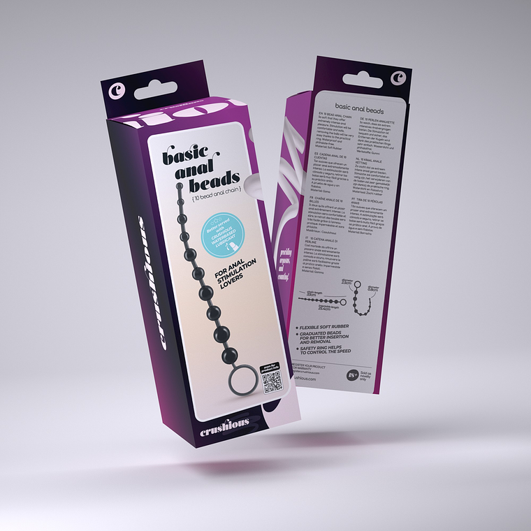 TIRA DE 10 PÉROLAS ANAIS CRUSHIOUS PRETA 9