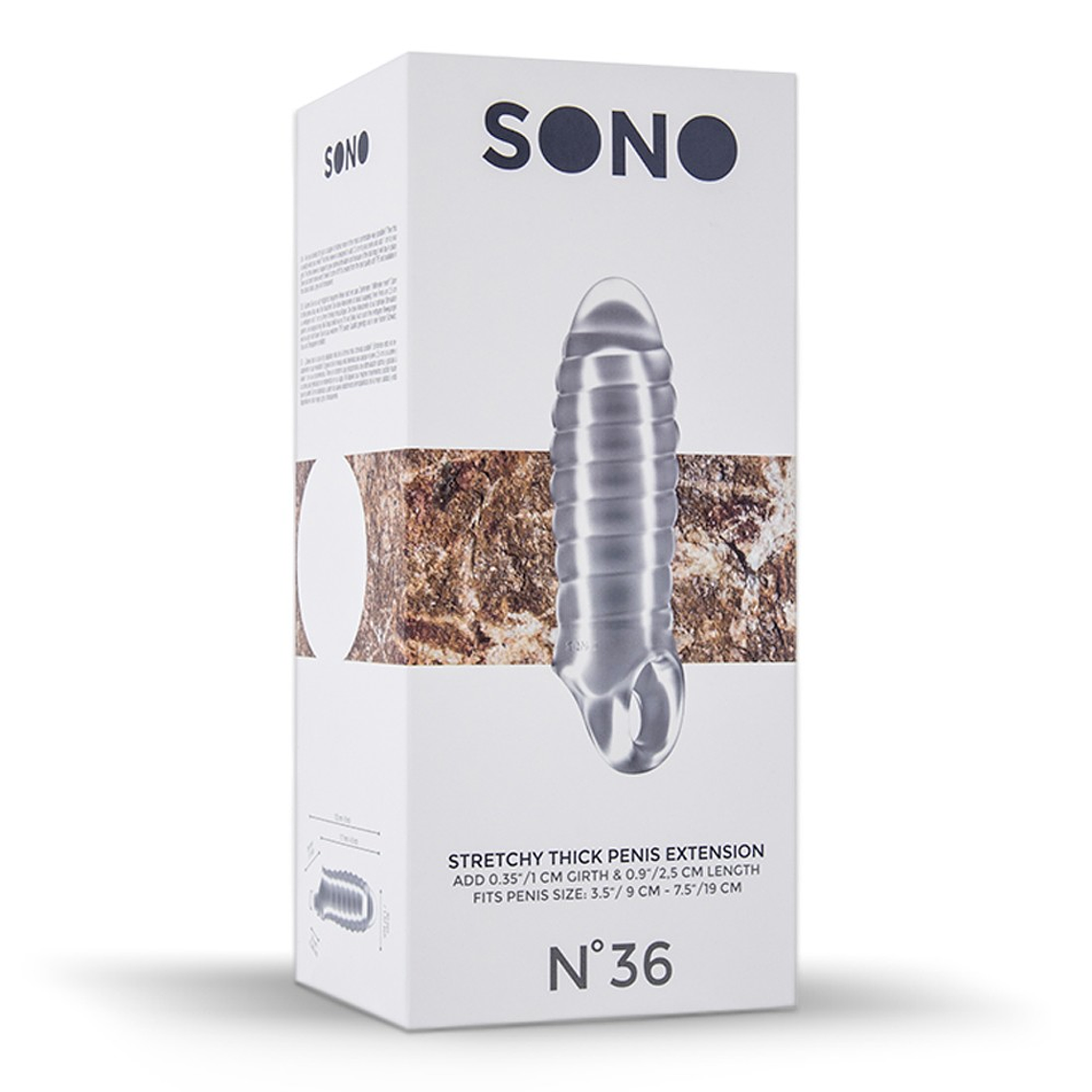 MANGA COM EXTENSÃO PARA O PÉNIS SONO Nº36 TRANSPARENTE 3
