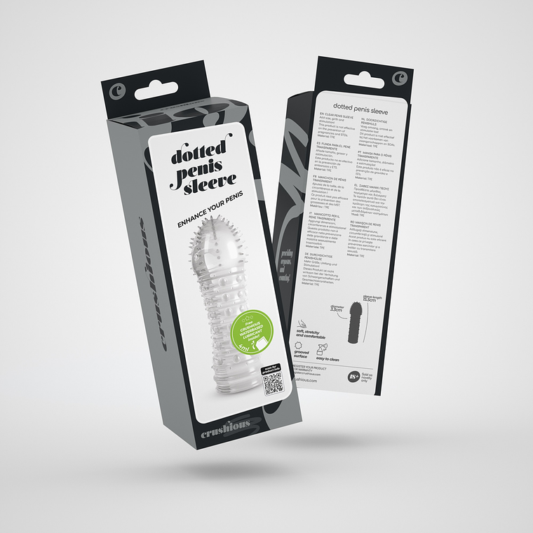 MANGA PARA O PÉNIS DOTTED CRUSHIOUS 5