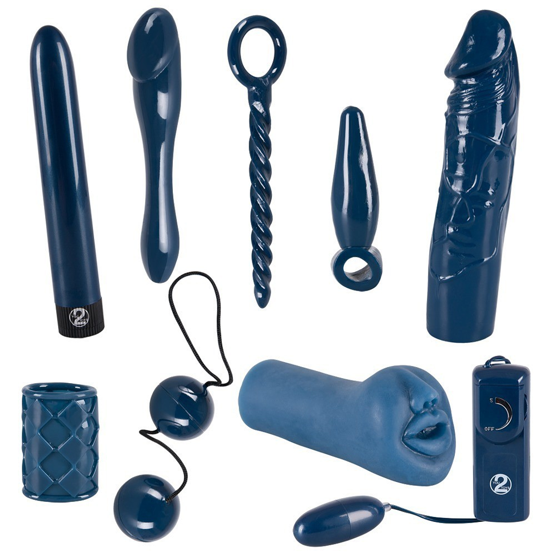 KIT ANAL MIDNIGHT BLUE SET YOU2TOYS 1