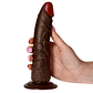 DILDO REALÍSTICO REAL RAPTURE EARTH FLAVOUR 7'' NEGRO - Thumbnail 4