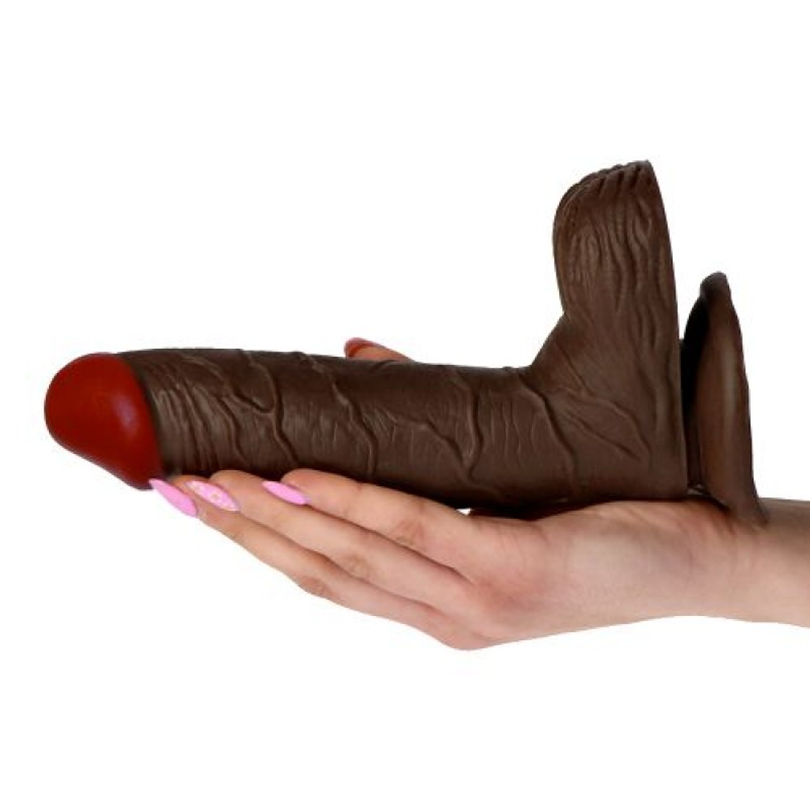 DILDO REALÍSTICO REAL RAPTURE EARTH FLAVOUR 7.5'' NEGRO 4