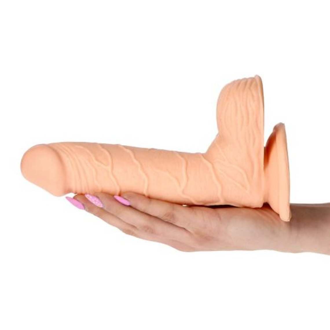 DILDO REALÍSTICO REAL RAPTURE EARTH FLAVOUR 7.5'' BRANCO 4