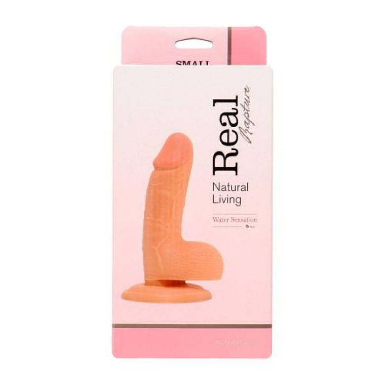 DILDO REALÍSTICO REAL RAPTURE WATER SENSATIONS 5'' BRANCO 3