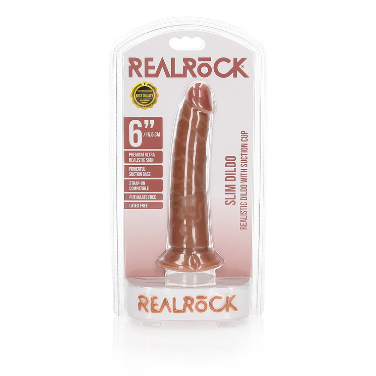 DILDO SLIM REALISTIC 6 /15,5 CM REALROCK 2