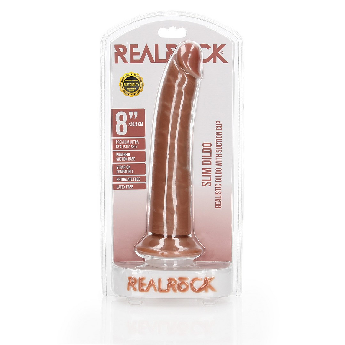 DILDO SLIM REALISTIC 8 /20,5 CM REALROCK 2