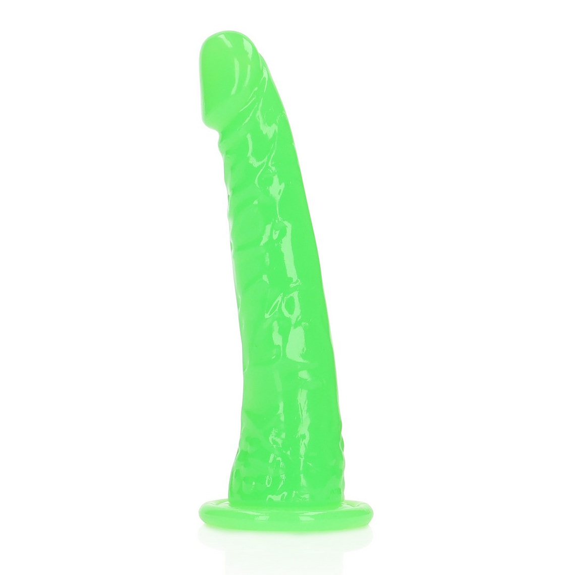 DILDO SLIM REALISTIC GLOW IN THE DARK 6'' / 15,5 CM REALROCK 4