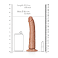 DILDO SLIM REALISTIC 8 /20,5 CM REALROCK - vignette 6