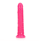DILDO SLIM REALISTIC GLOW IN THE DARK 8'' / 20 CM ROSA REALROCK - Thumbnail 1