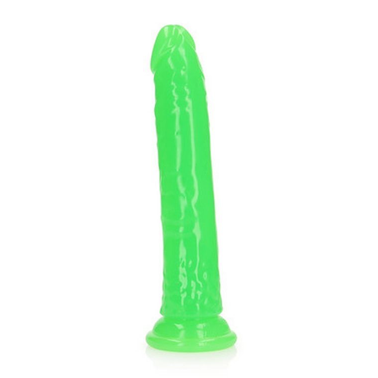 DILDO SLIM REALISTIC GLOW IN THE DARK 9'' / 22,5 CM REALROCK 1