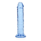 DILDO STRAIGHT REALISTIC CRYSTAL CLEAR 6 /14,5 CM AZUL REALROCK - thumbnail 1