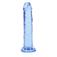 DILDO STRAIGHT REALISTIC CRYSTAL CLEAR 6 /14,5 CM AZUL REALROCK - thumbnail 3