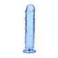 DILDO STRAIGHT REALISTIC CRYSTAL CLEAR 7 /18 CM AZUL REALROCK - thumbnail 4