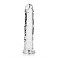 DILDO STRAIGHT REALISTIC CRYSTAL CLEAR 8 /20 CM TRANSPARENTE REALROCK - thumbnail 3