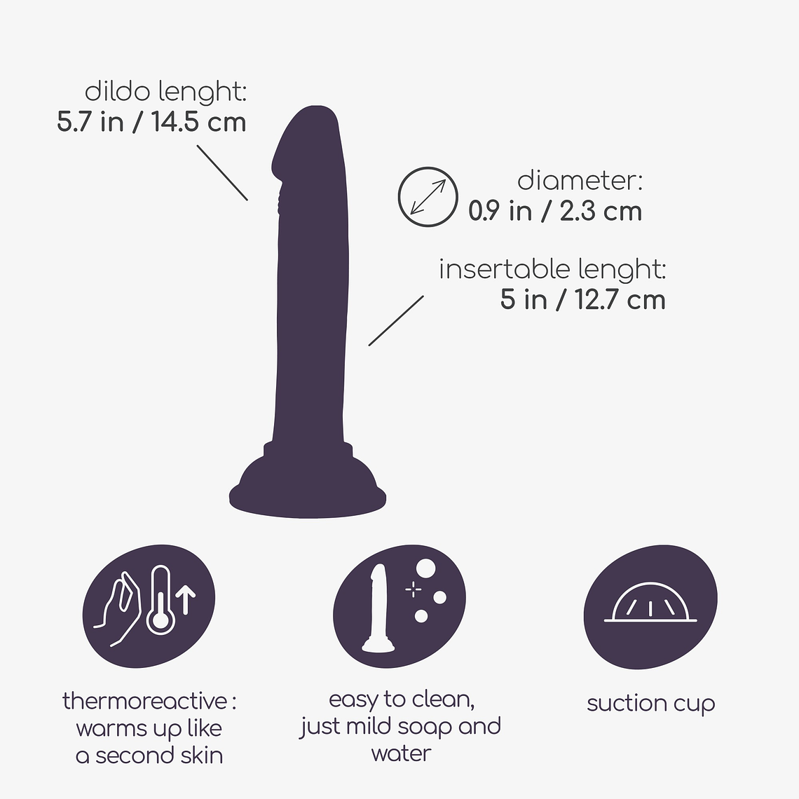 DILDO STAN 5,7' CRUSHIOUS 8