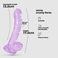 HUDINI DILDO ANAL JELLY ROXO CRUSHIOUS - Thumbnail 8