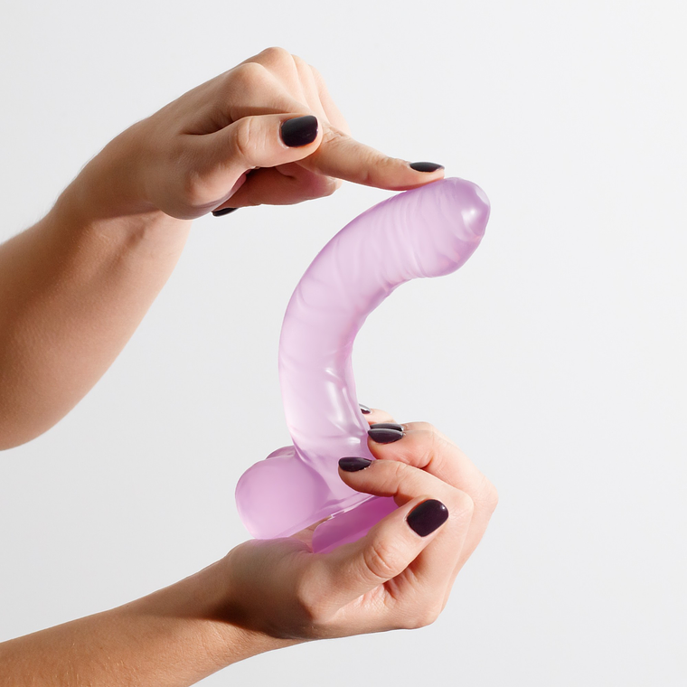 HUDINI DILDO ANAL JELLY ROXO CRUSHIOUS 10