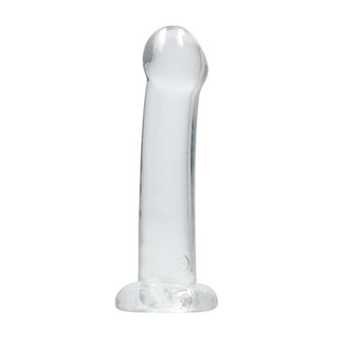 DILDO NON-REALISTIC CRYSTAL CLEAR 7 /17 CM TRANSPARENTE REALROCK 1