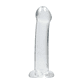 DILDO NON-REALISTIC CRYSTAL CLEAR 7 /17 CM TRANSPARENTE REALROCK - Thumbnail 1