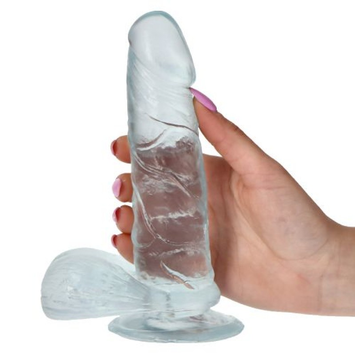 DILDO REAL RAPTURE EARTH FLAVOUR 6.5'' TRANSPARENTE 1