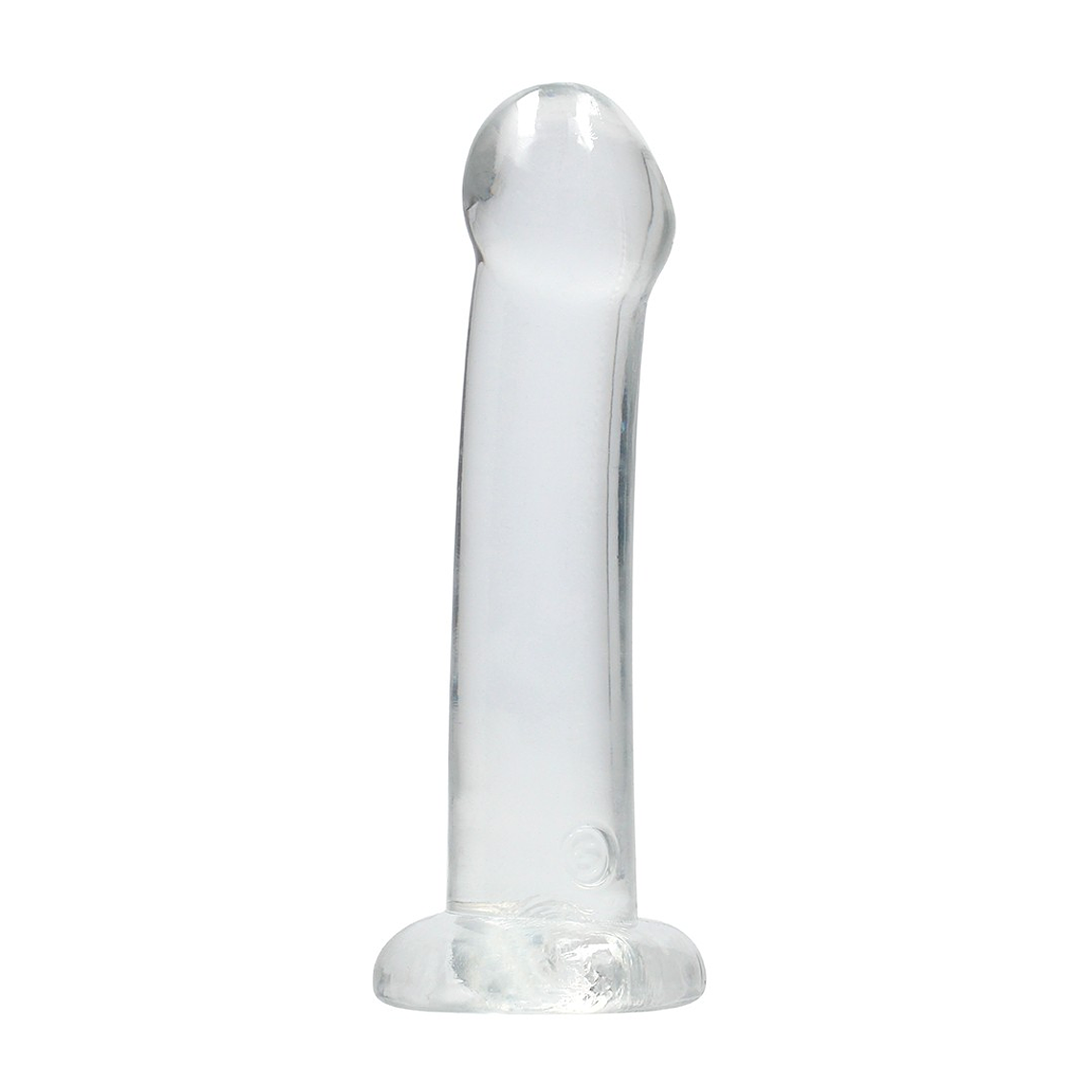 DILDO NON-REALISTIC CRYSTAL CLEAR 7 /17 CM TRANSPARENTE REALROCK 3