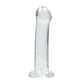 DILDO NON-REALISTIC CRYSTAL CLEAR 7 /17 CM TRANSPARENTE REALROCK - Thumbnail 3