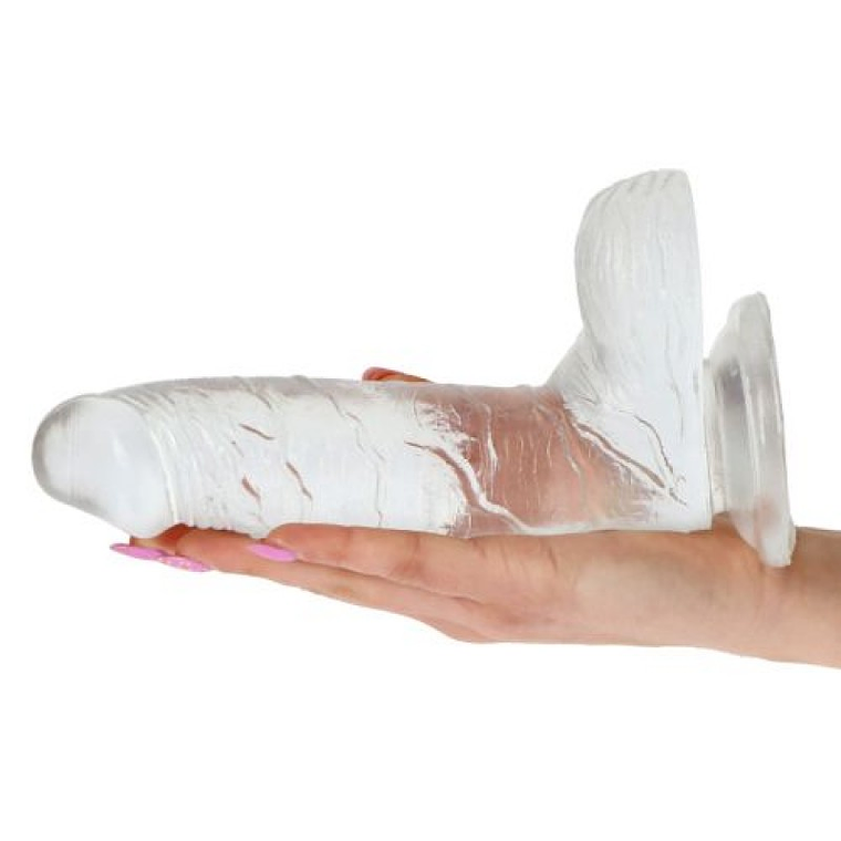 DILDO REAL RAPTURE EARTH FLAVOUR 7.5'' TRANSPARENTE 4