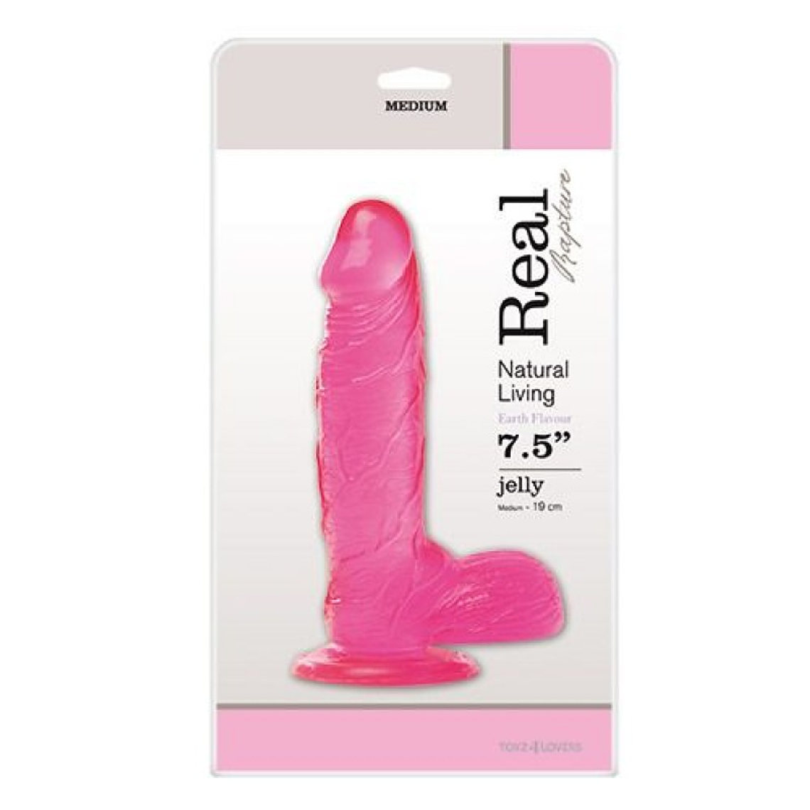 DILDO REAL RAPTURE EARTH FLAVOUR 7.5'' ROSA 3