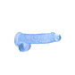 DILDO REALISTA COM TESTÍCULOS CRYSTAL CLEAR 6 /15 CM AZUL REALROCK - vignette 4